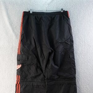 Vintage Logo Athletic Mens M‎ Detroit Red Wings Convertible Pants M Black Red